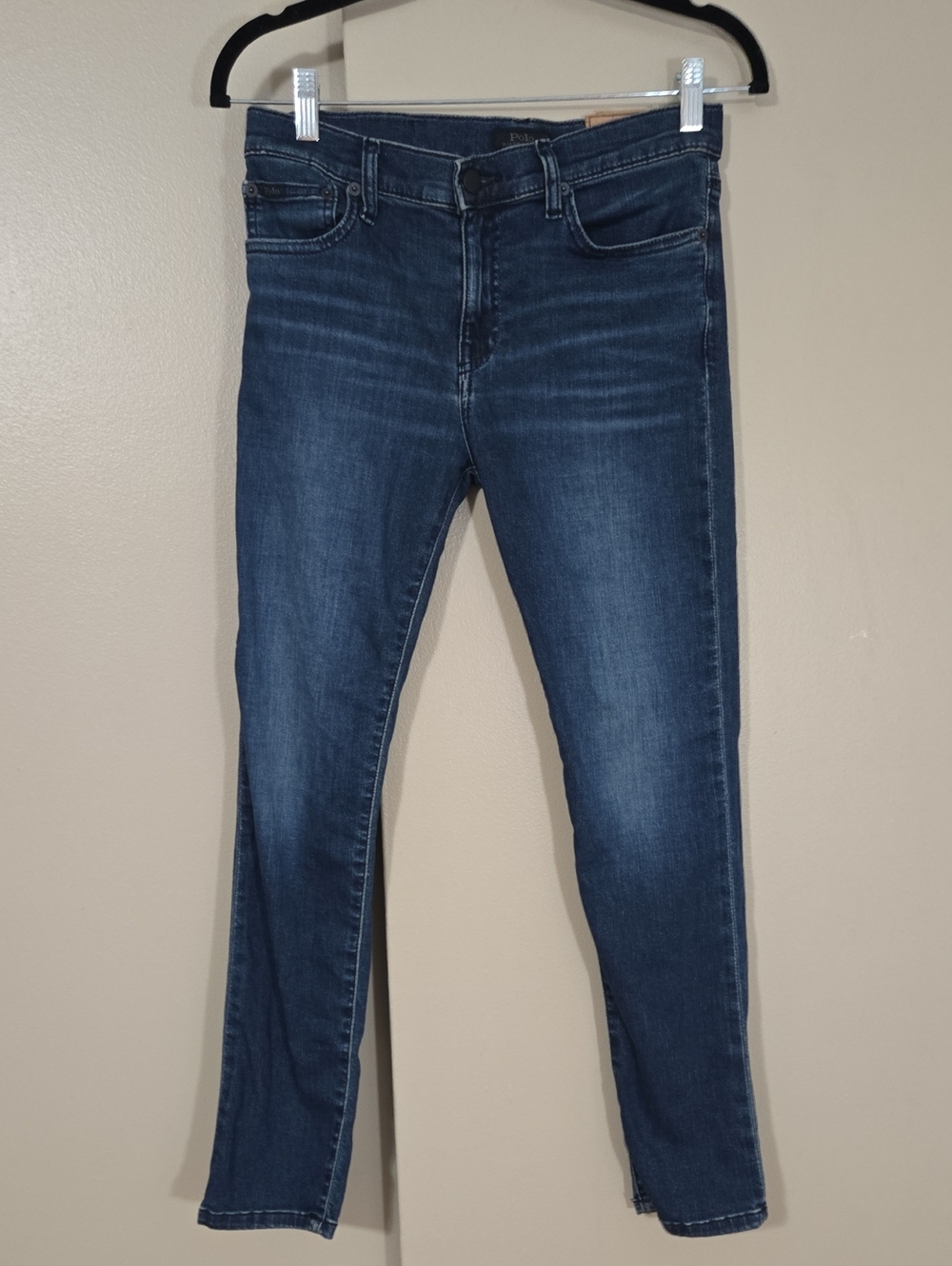 Polo Ralph Lauren Boys The Eldridge Skinny Indigo Stretch Jeans Size 16